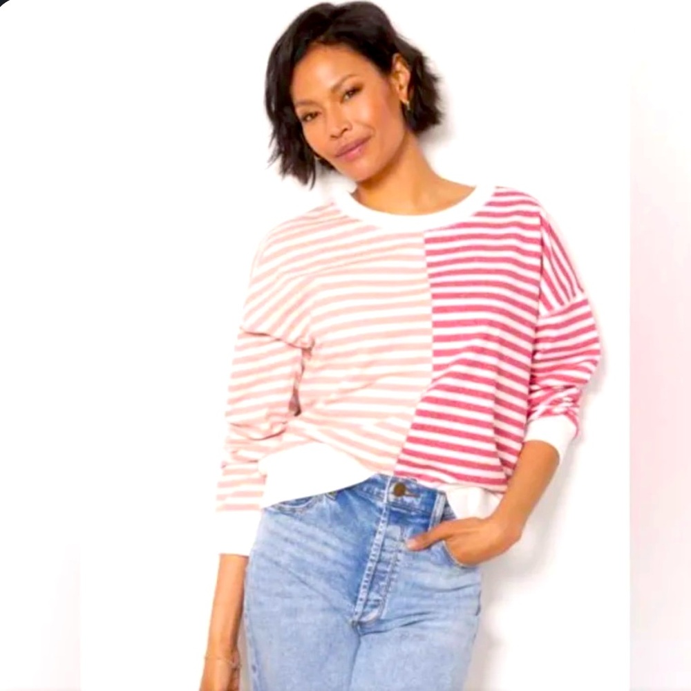 Evereve two toned pullover